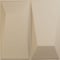 Ekena Millwork 11 7/8in. W x 11 7/8in. H Locke EnduraWall Decorative 3D Wall Panel Covers 0.98 Sq. Ft. WP12X12LOGBE - alternate 1
